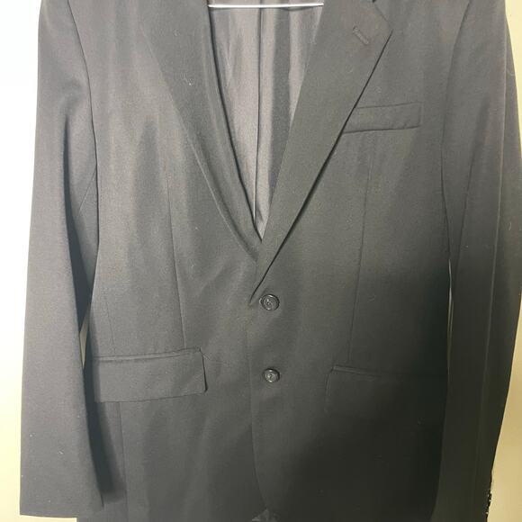 Luel studio Blck 100% wool boxed blazer jacket sz 2 - Picture 5 of 5